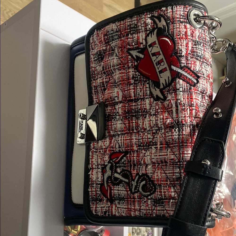 Karl Lagerfeld Black and Red women’s bag